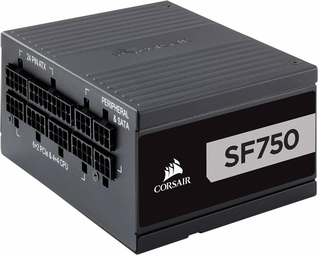 Corsair SF Series, SF750, 750 Watt, SFX, 80+ Platinum Certified, Fully Modular Power Supply (CP-9020186-NA)