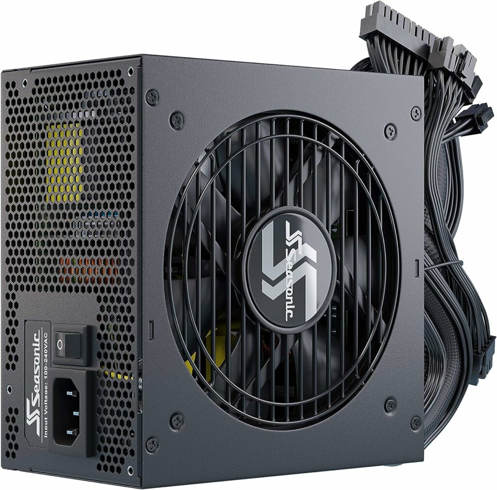Seasonic FOCUS GM-750, 750W 80+ Gold, Semi-Modular, Fits All ATX Systems, Fan Control in Silent and Cooling Mode, 7 Year Warranty, Perfect Power Supply for Gaming and Various Application