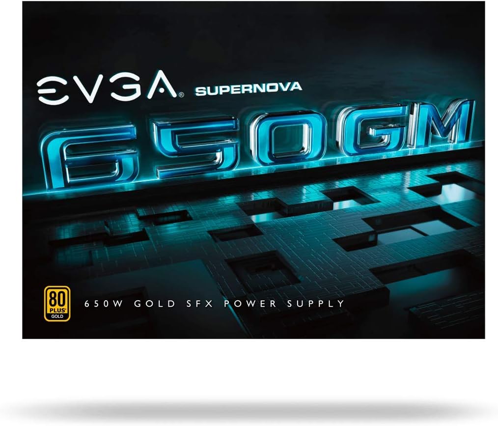EVGA SuperNOVA 650 GM, 80 Plus Gold 650W, Fully Modular, ECO Mode with DBB Fan, 7 Year Warranty, Includes Power ON Self Tester, SFX Form Factor, Power Supply 123-GM-0650-Y1