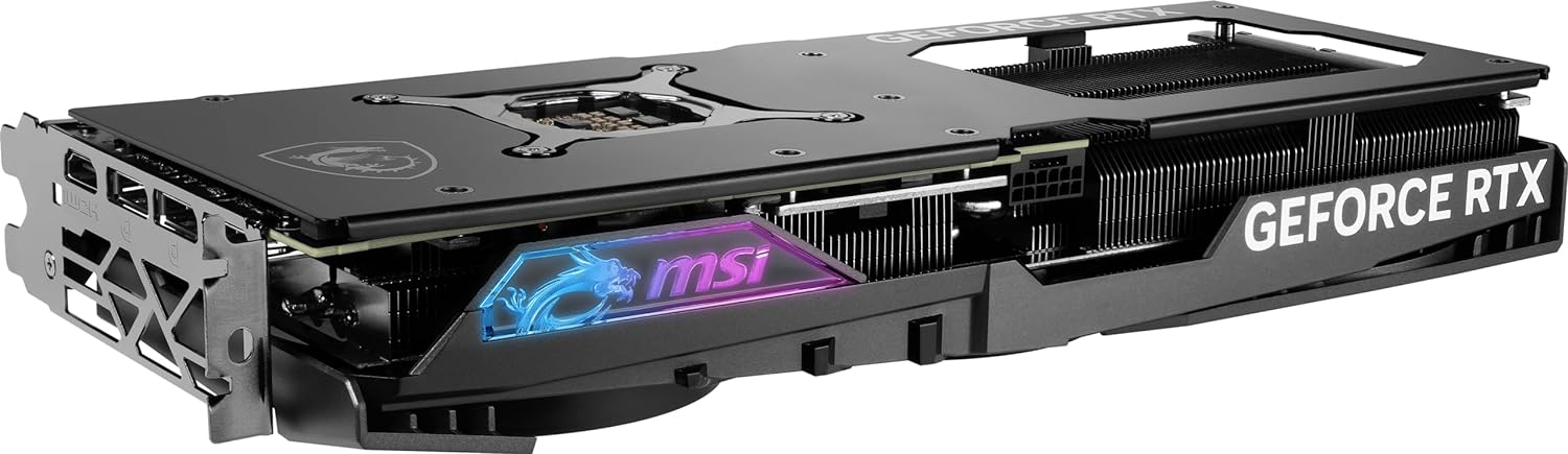MSI Gaming GeForce RTX 4070 12GB GDRR6X 192-Bit HDMI/DP Nvlink TORX Fan 4.0 Ada Lovelace Architecture Graphics Card (RTX 4070 Gaming X Slim 12G)