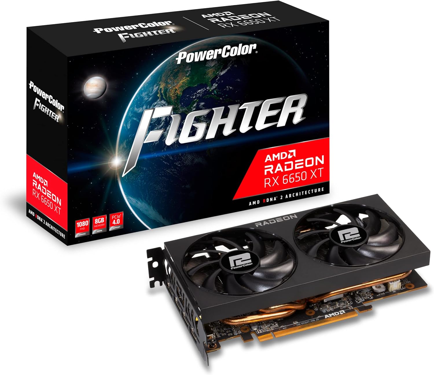 PowerColor Fighter AMD Radeon RX 6700 XT Gaming Graphics Card with 12GB GDDR6 Memory, Powered by AMD RDNA 2, Raytracing, PCI Express 4.0, HDMI 2.1, AMD Infinity Cache