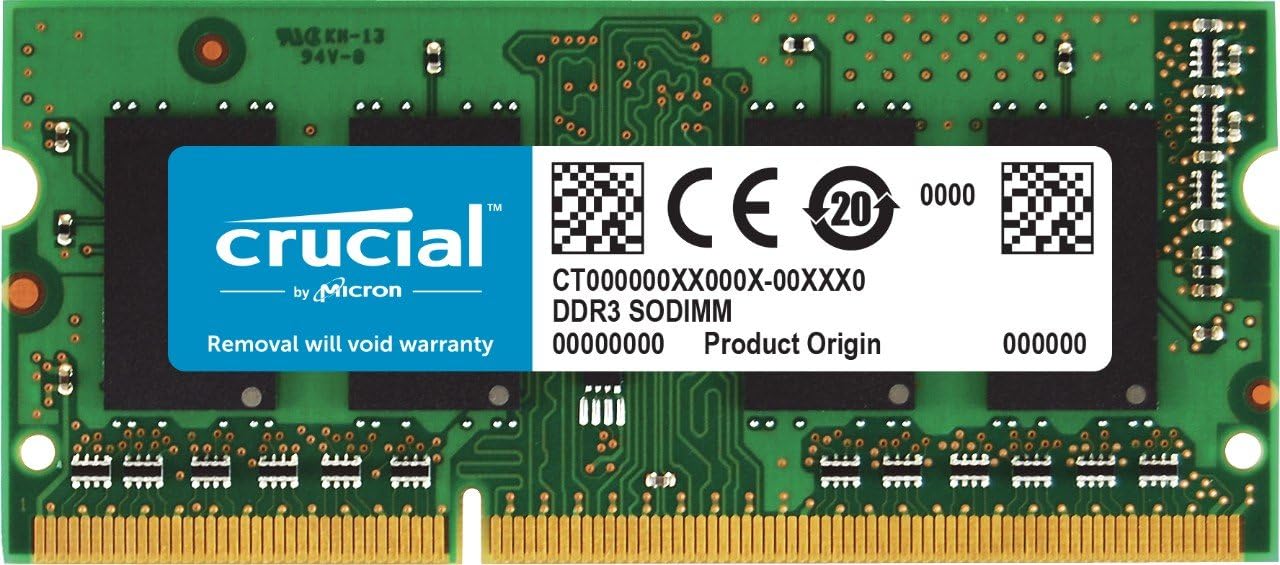 8GB, 204-pin SODIMM, DDR3 PC3-12800,