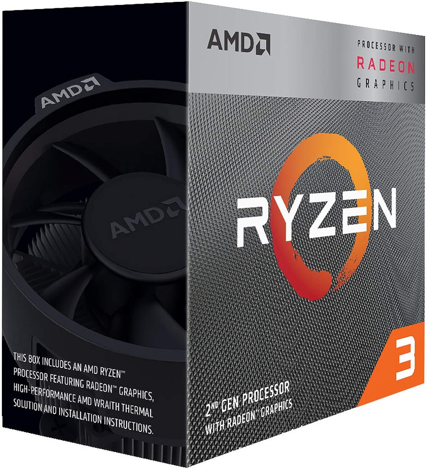 AMD Ryzen 3 3200G 4-Core Unlocked Desktop Processor with Radeon Graphics