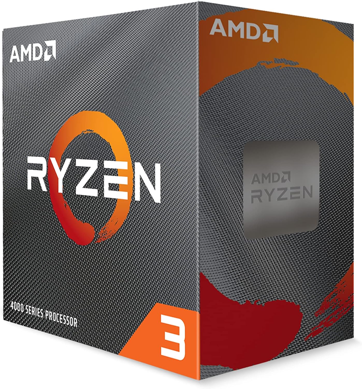 AMD Ryzen™ 3 4100 4-Core, 8-Thread Unlocked Desktop Processor with Wraith Stealth Cooler