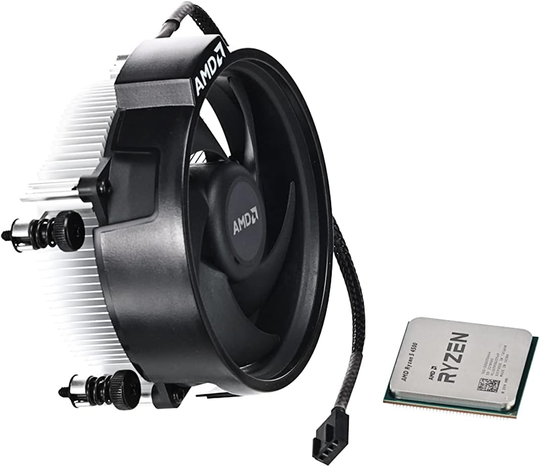 AMD Ryzen™ 5 4500 6-Core, 12-Thread Unlocked Desktop Processor with Wraith Stealth Cooler