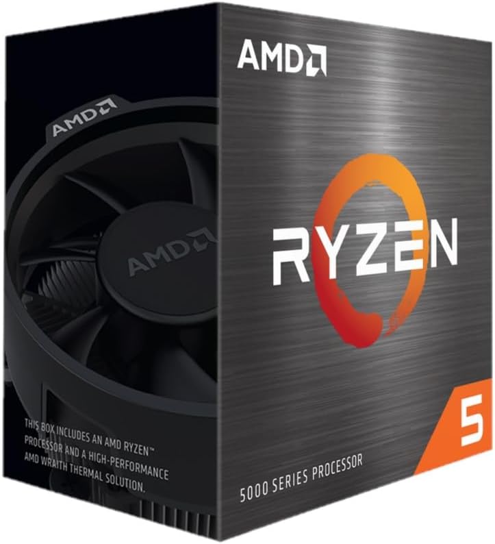 AMD Ryzen™ 5 4500 6-Core, 12-Thread Unlocked Desktop Processor with Wraith Stealth Cooler