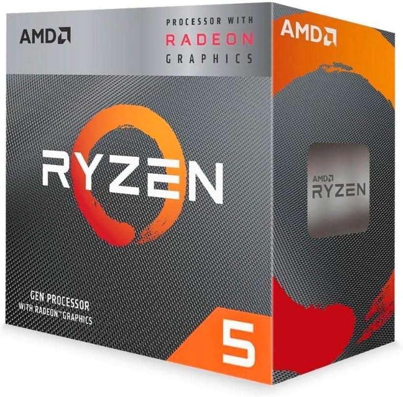 AMD Ryzen™ 5 4600G, 6-Core, 12-Thread Unlocked Desktop Processor with Wraith Stealth Cooler