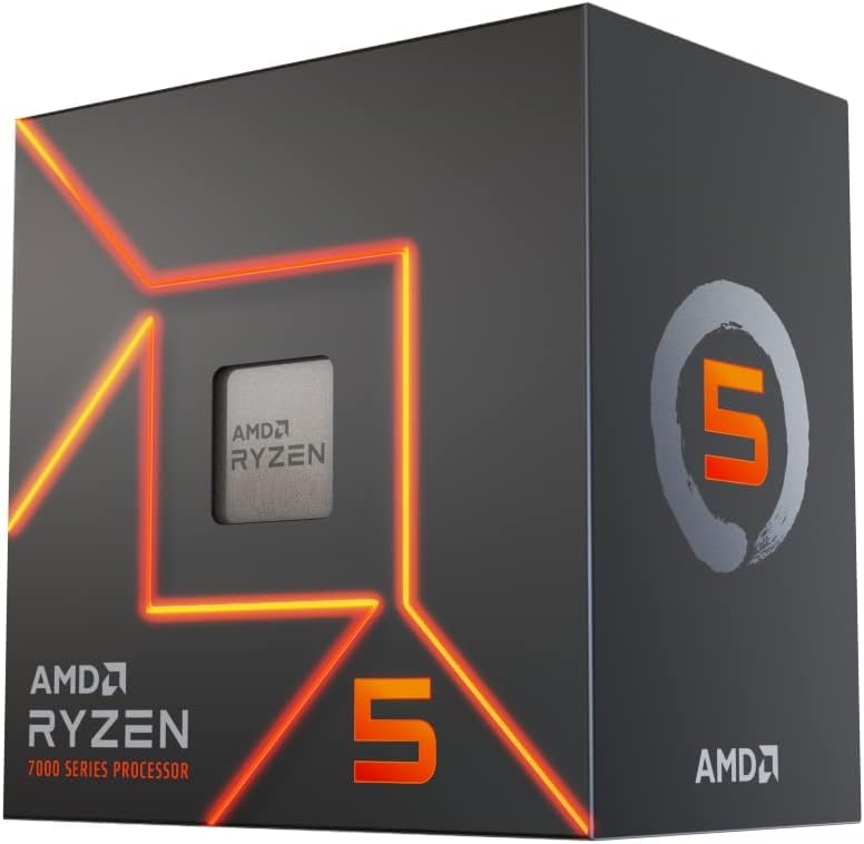 AMD Ryzen™ 5 7600 6-Core, 12-Thread Unlocked Desktop Processor