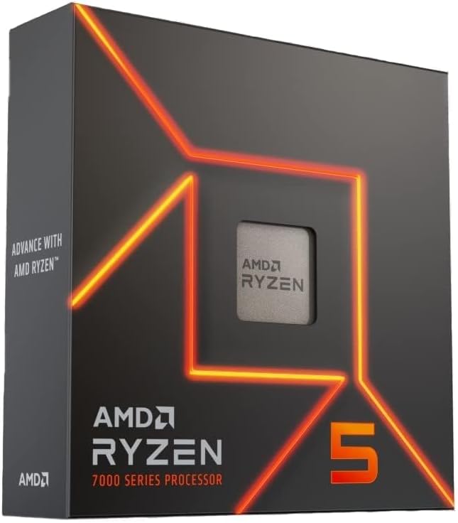 AMD Ryzen™ 5 7600X 6-Core, 12-Thread Unlocked Desktop Processor