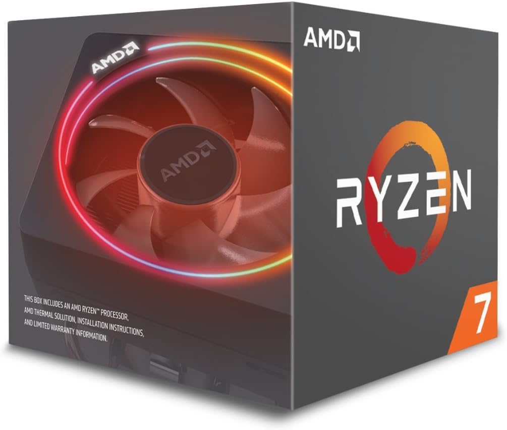 AMD Ryzen 7 2700X Processor with Wraith Prism LED Cooler - YD270XBGAFBOX