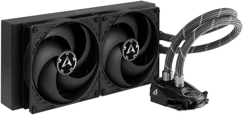ARCTIC Liquid Freezer II 280 - Multi Compatible All-in-One CPU AIO Water Cooler, Compatible with Intel  AMD, Efficient PWM Controlled Pump, Fan Speed: 200-1700 RPM, LGA1700 Compatible - Black