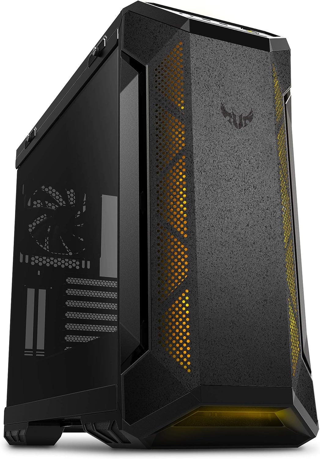 ASUS TUF Gaming GT501 Mid-Tower Computer Case for up to EATX Motherboards with USB 3.0 Front Panel Cases GT501/GRY/WITH Handle