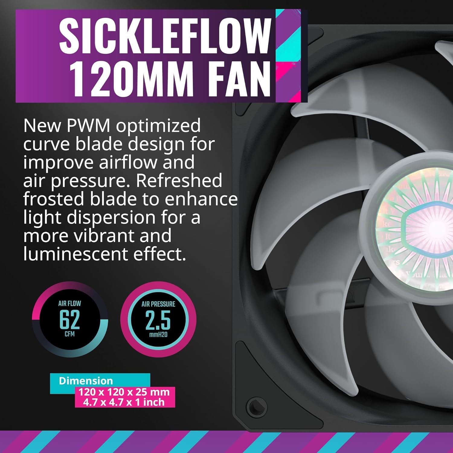 CoolerMaster MasterLiquid ML240L RGB V2, Close-Loop AIO CPU Liquid Cooler, Gen3 Dual Chamber Pump, 240mm Radiator, SickleFlow 120 PWM ARGB, AMD Ryzen AM5/AM4, Intel LGA1700/1200 (MLW-D24M-A18PC-R2)