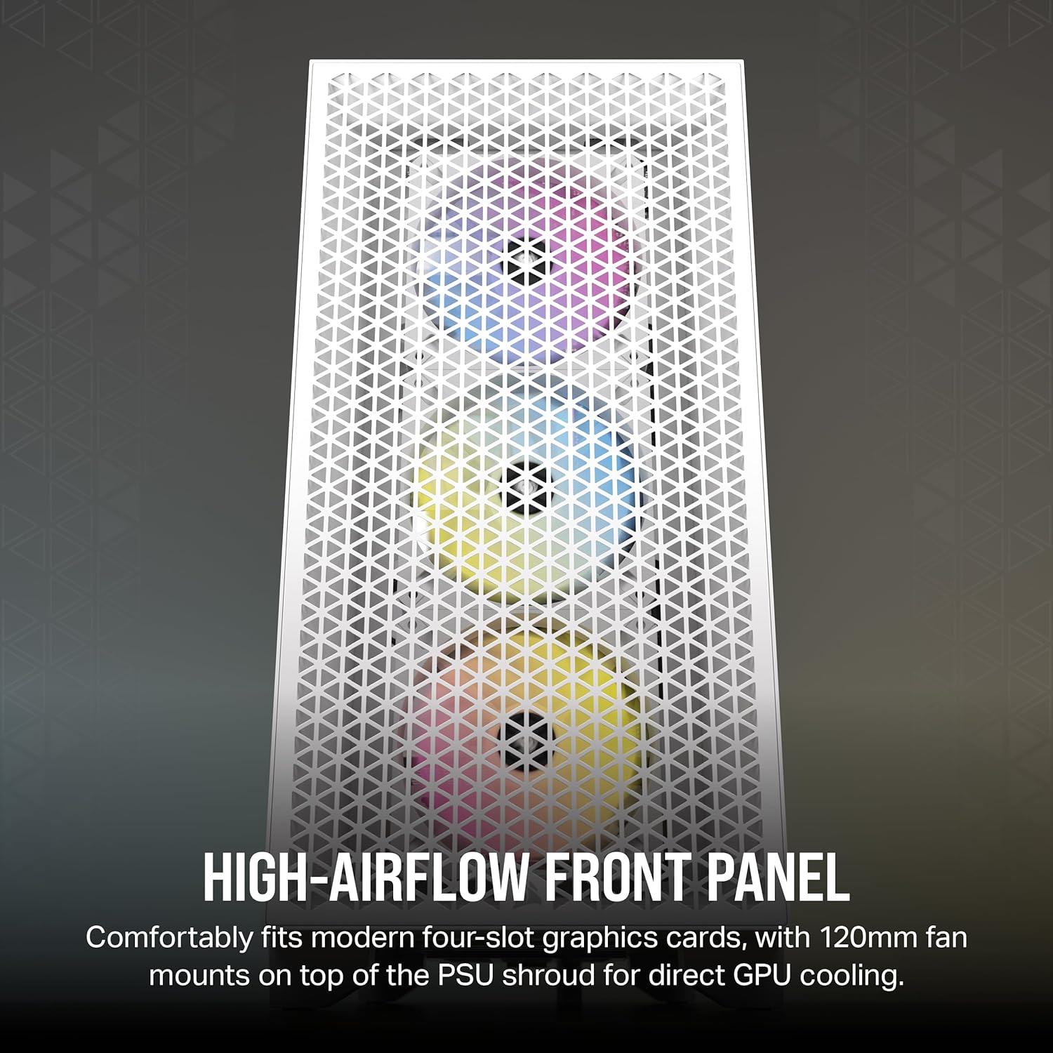 CORSAIR 4000D AIRFLOW Tempered Glass Mid-Tower ATX Case - High-Airflow - Cable Management System - Spacious Interior - Two Included 120 mm Fans - Black