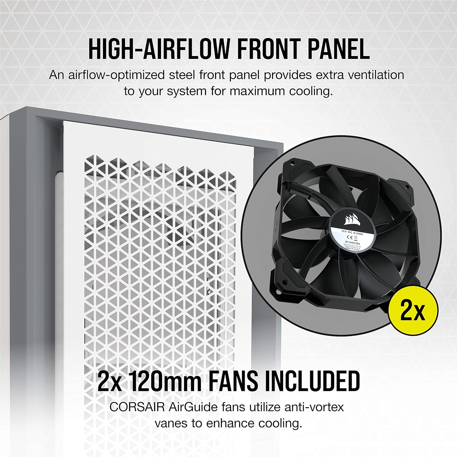 Corsair 5000D Airflow Tempered Glass Mid-Tower ATX PC Case - Black