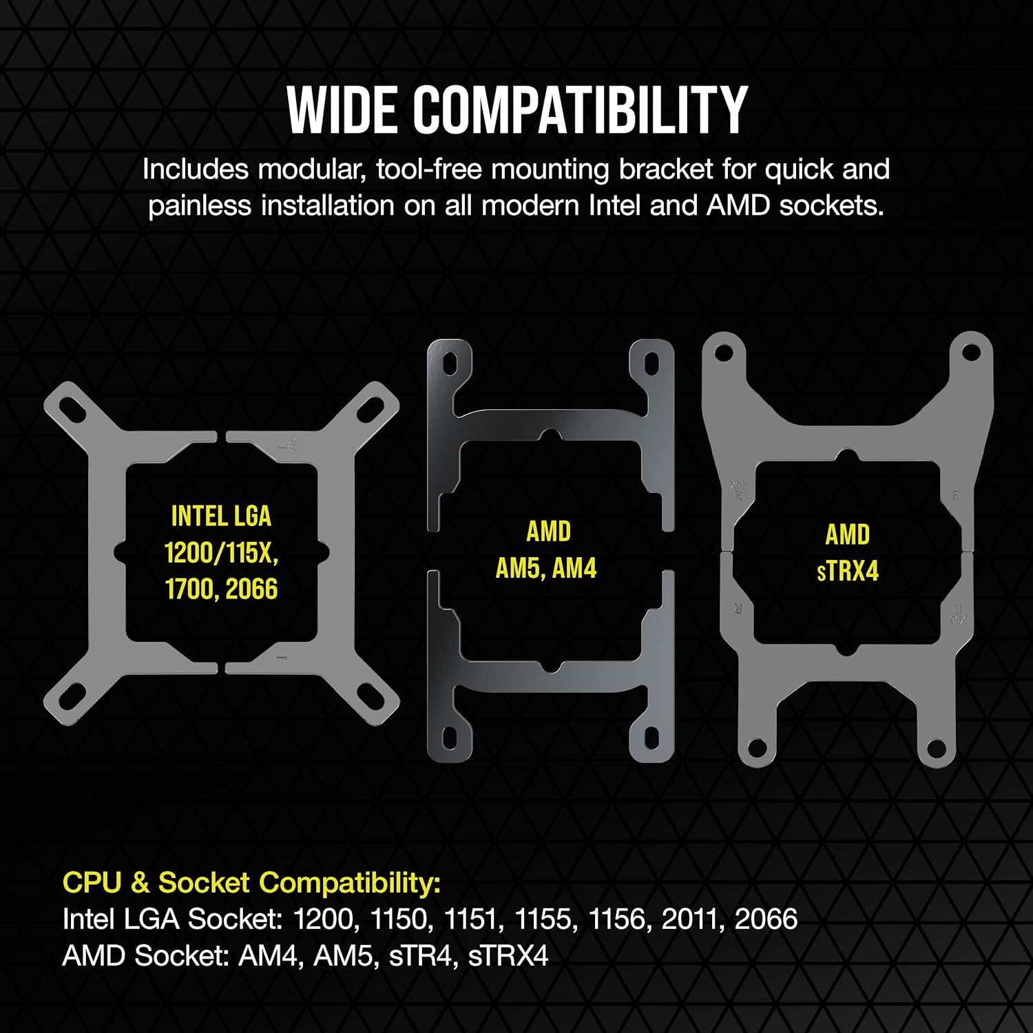 Corsair iCUE H150i Elite LCD XT Liquid CPU Cooler - IPS LCD Screen - Three AF120 RGB Elite Fans - 360mm Radiator - Fits Intel® LGA 1700, AMD® AM5, and More - Included iCUE Commander CORE - Black