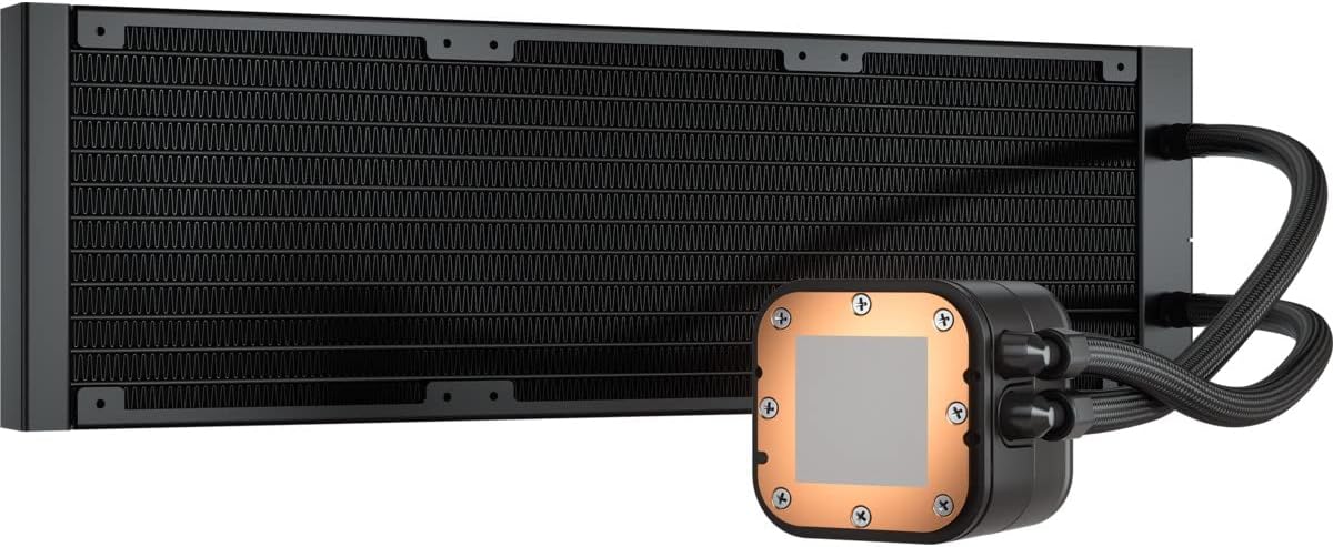 Corsair iCUE H150i RGB Elite Liquid CPU Cooler (16 Dynamic RGB LEDs, 120mm AF Elite Series FDB Fans, 360mm Radiator, iCUE Software Compatible, LGA 1700, 1200, 115X, 2066, and AM4 Sockets) Black
