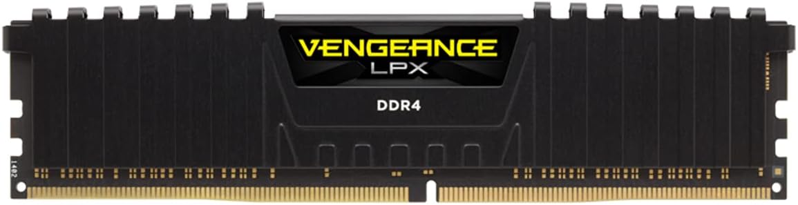 Corsair VENGEANCE LPX DDR4 64GB (2x32GB) 3200MHz CL16 Intel XMP 2.0 Computer Memory - Black (CMK64GX4M2E3200C16)