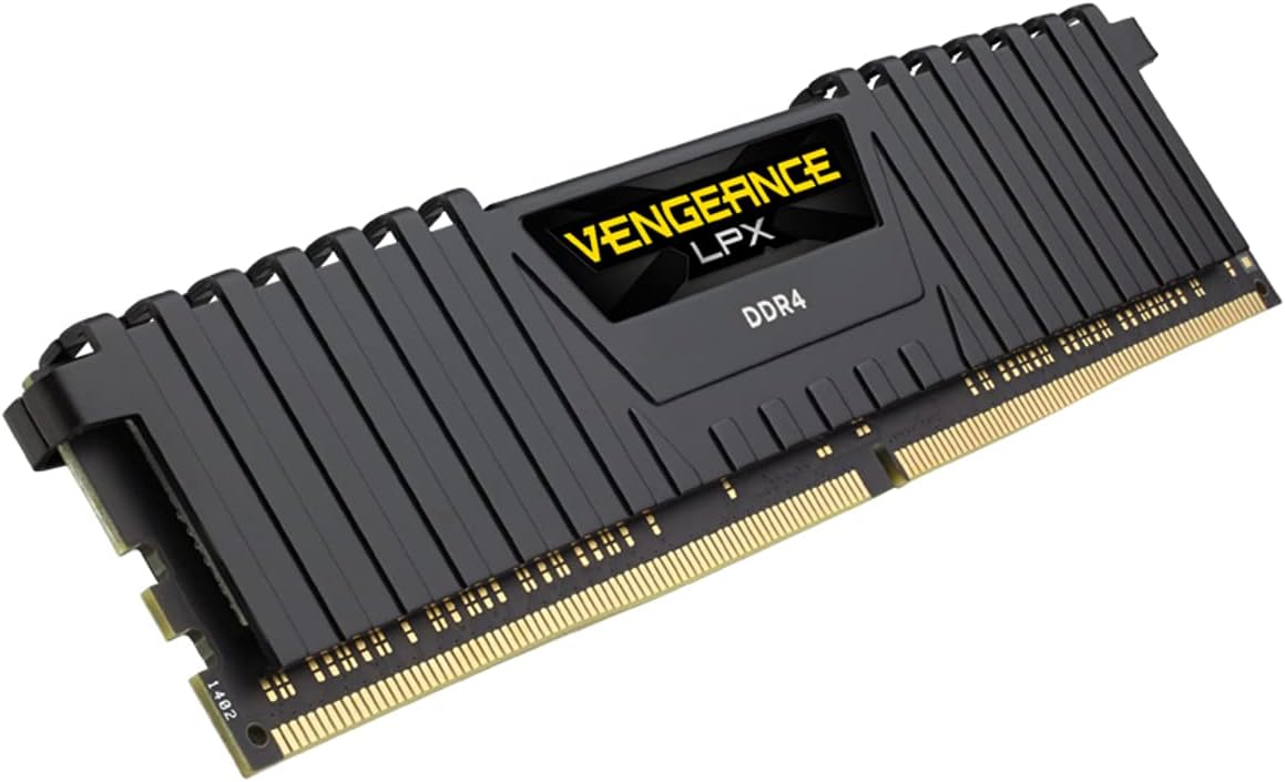 Corsair VENGEANCE LPX DDR4 RAM 32GB (2x16GB) 3600MHz CL18 Intel XMP 2.0 Computer Memory - Black (CMK32GX4M2D3600C18)