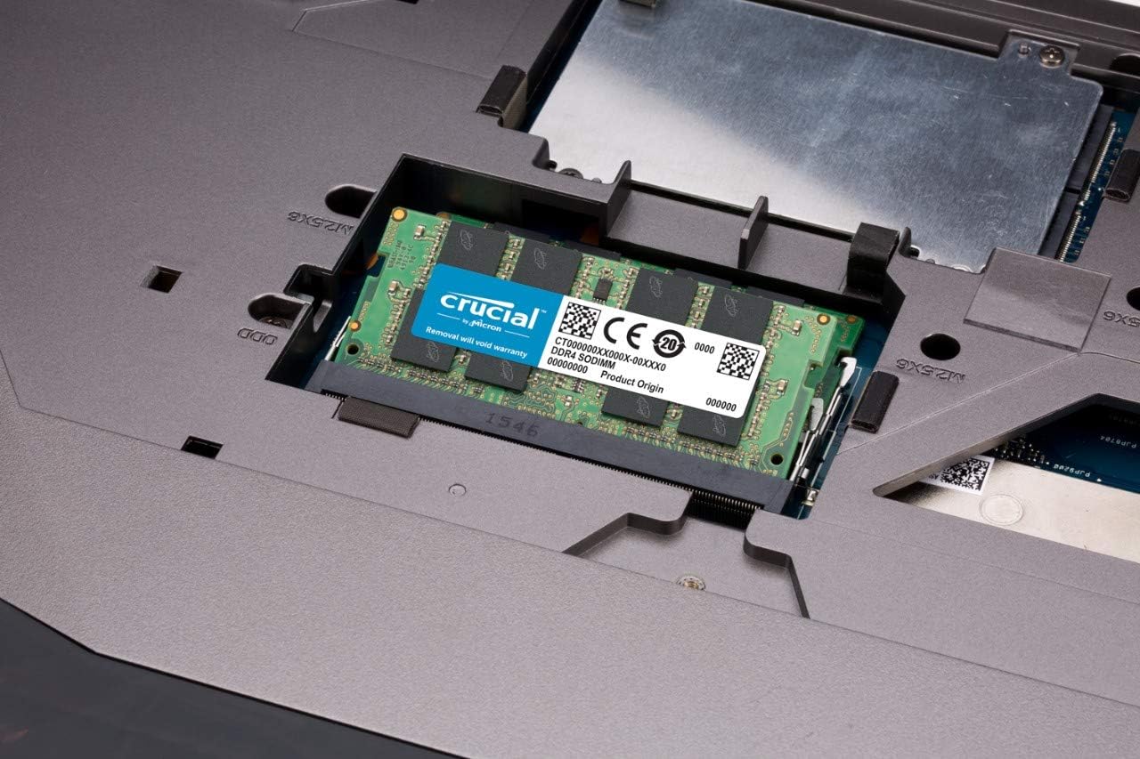 Crucial 8GB Single DDR4 2400 MT/S (PC4-19200) SR x8 SODIMM 260-Pin Memory - CT8G4SFS824A