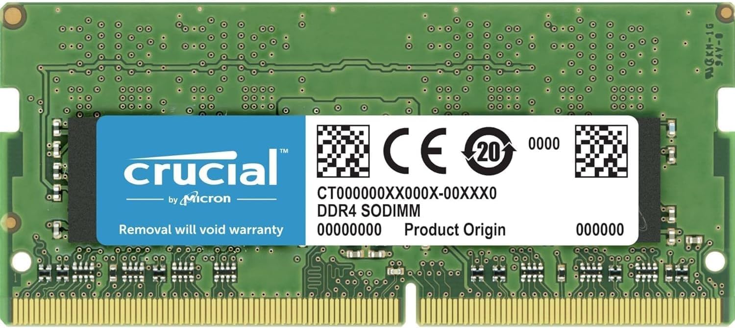 Crucial RAM 8GB DDR4 3200MHz CL22 (or 2933MHz or 2666MHz) Laptop Memory CT8G4SFRA32A