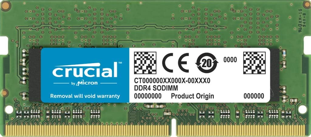 Crucial RAM 8GB DDR4 3200MHz CL22 (or 2933MHz or 2666MHz) Laptop Memory CT8G4SFRA32A