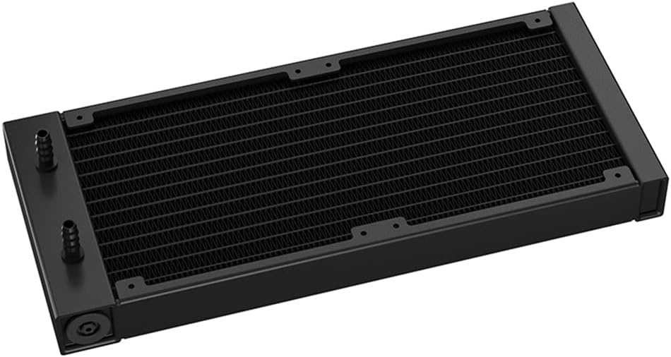 DeepCool LS520 SE Liquid Cooler 240mm 4th Gen Dual-Chamber Pump 3100RPM 280w TDP AIO Cooler Anti-Leak Tech with ARGB Fans CPU Water Cooler Narrow Frame Infinity Mirror Block for AMD AM4,Black