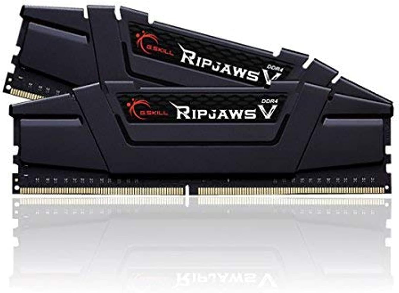 G.SKILL Ripjaws V Series (Intel XMP) DDR4 RAM 16GB (2x8GB) 3600MT/s CL18-22-22-42 1.35V Desktop Computer Memory UDIMM - Black (F4-3600C18D-16GVK)