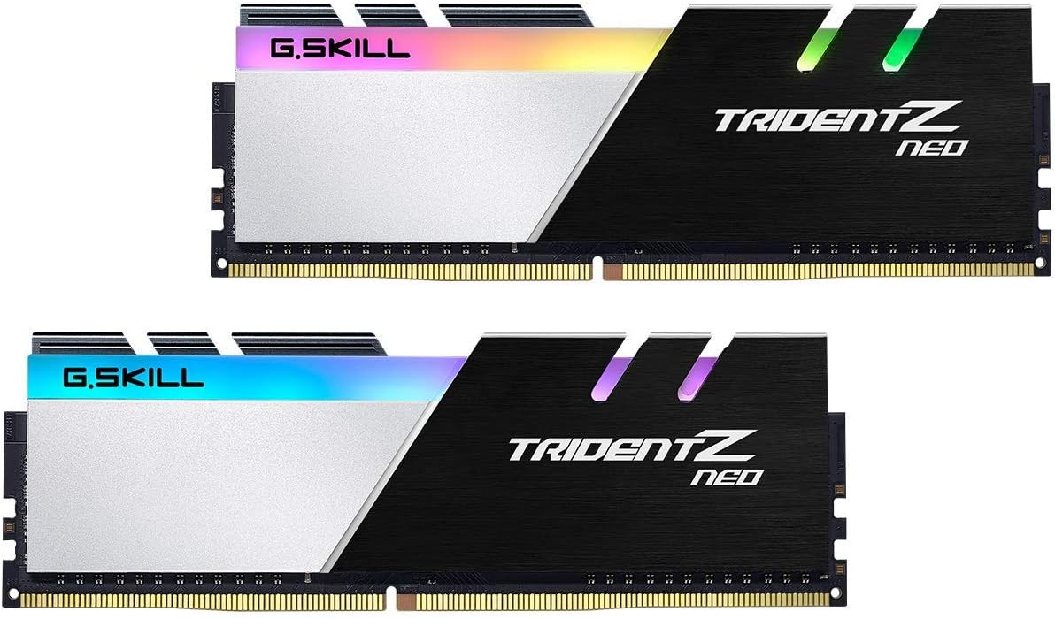 G.SKILL Trident Z Neo Series (Intel XMP) DDR4 RAM 32GB (2x16GB) 3600MT/s CL16-19-19-39 1.35V Desktop Computer Memory UDIMM (F4-3600C16D-32GTZNC)