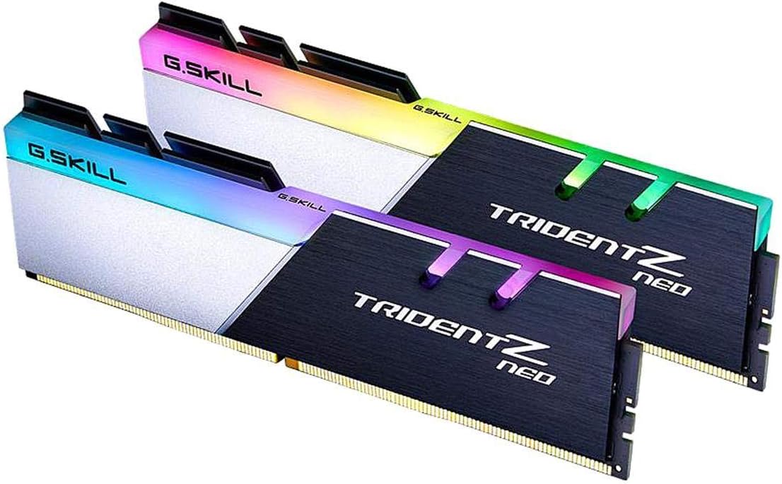 G.SKILL Trident Z Neo Series (Intel XMP) DDR4 RAM 32GB (2x16GB) 3600MT/s CL16-19-19-39 1.35V Desktop Computer Memory UDIMM (F4-3600C16D-32GTZNC)