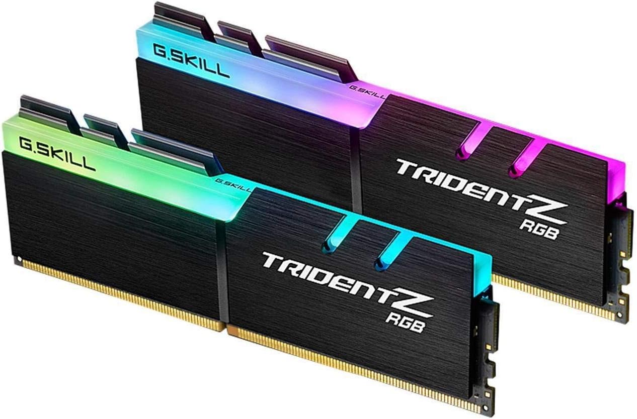 G.SKILL Trident Z RGB Series (Intel XMP) DDR4 RAM 16GB (2x8GB) 3200MT/s CL16-18-18-38 1.35V Desktop Computer Memory UDIMM (F4-3200C16D-16GTZR)