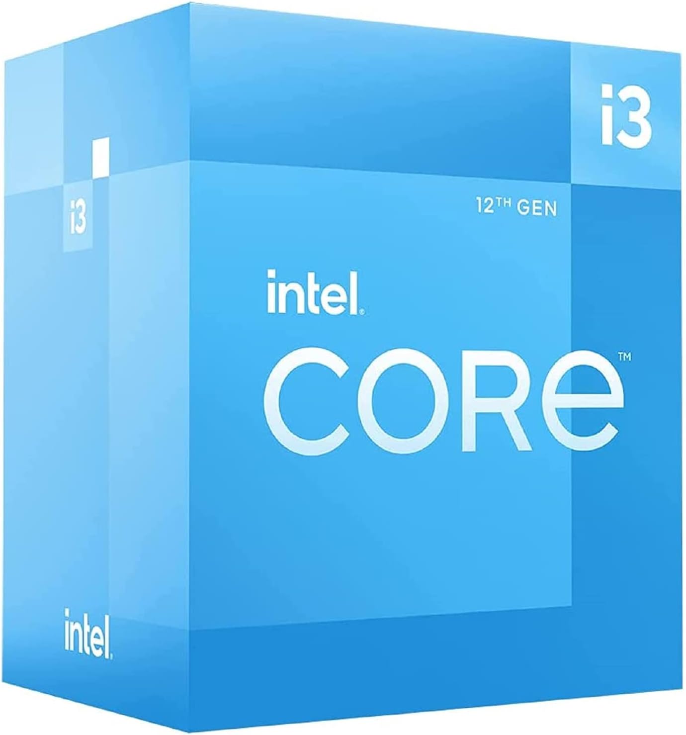 Intel Core i3 (12th Gen) i3-12100 Quad-core (4 Core) 3.30 GHz Processor - Retail Pack, Blue