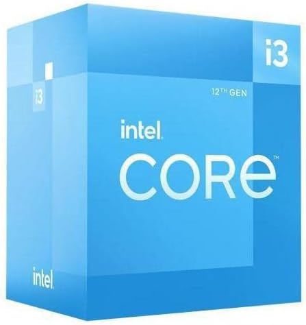 Intel Core i3 (12th Gen) i3-12100 Quad-core (4 Core) 3.30 GHz Processor - Retail Pack, Blue