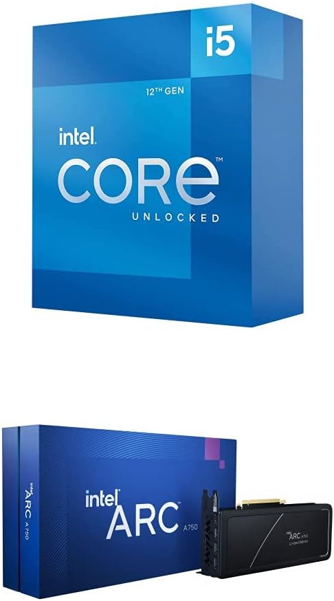 Intel Core i5-12600K Desktop Processor with Integrated Graphics and 10 (6P+4E) Cores up to 4.9 GHz Unlocked LGA1700 600 Series Chipset 125W