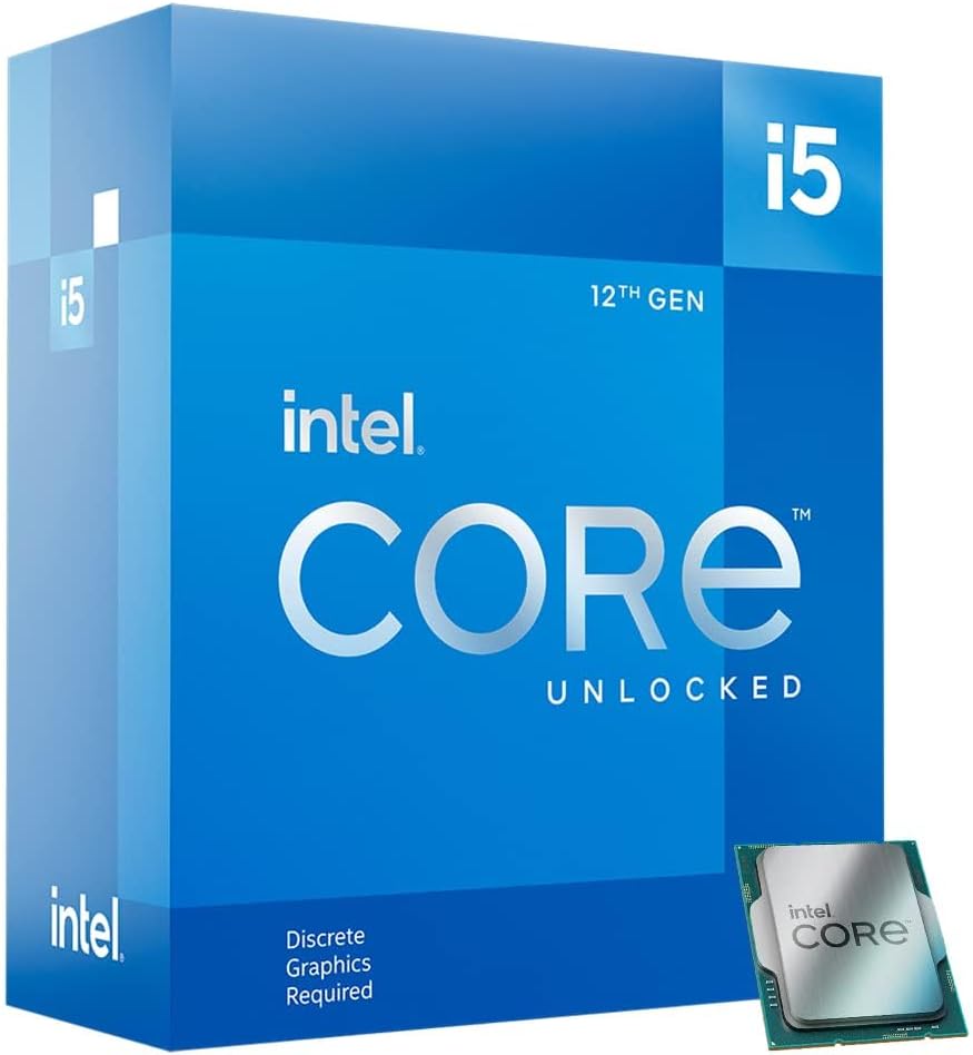 Intel Core i5-12600KF Desktop Processor 10 (6P+4E) Cores up to 4.9 GHz Unlocked  LGA1700 600 Series Chipset 125W