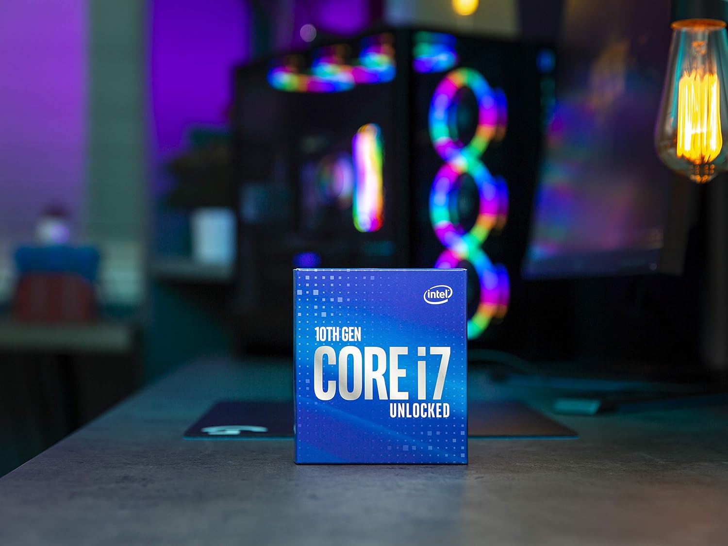 Intel Core i7-10700K Desktop Processor 8 Cores up to 5.1 GHz Unlocked LGA1200 (Intel 400 Series Chipset) 125W (BX8070110700K)