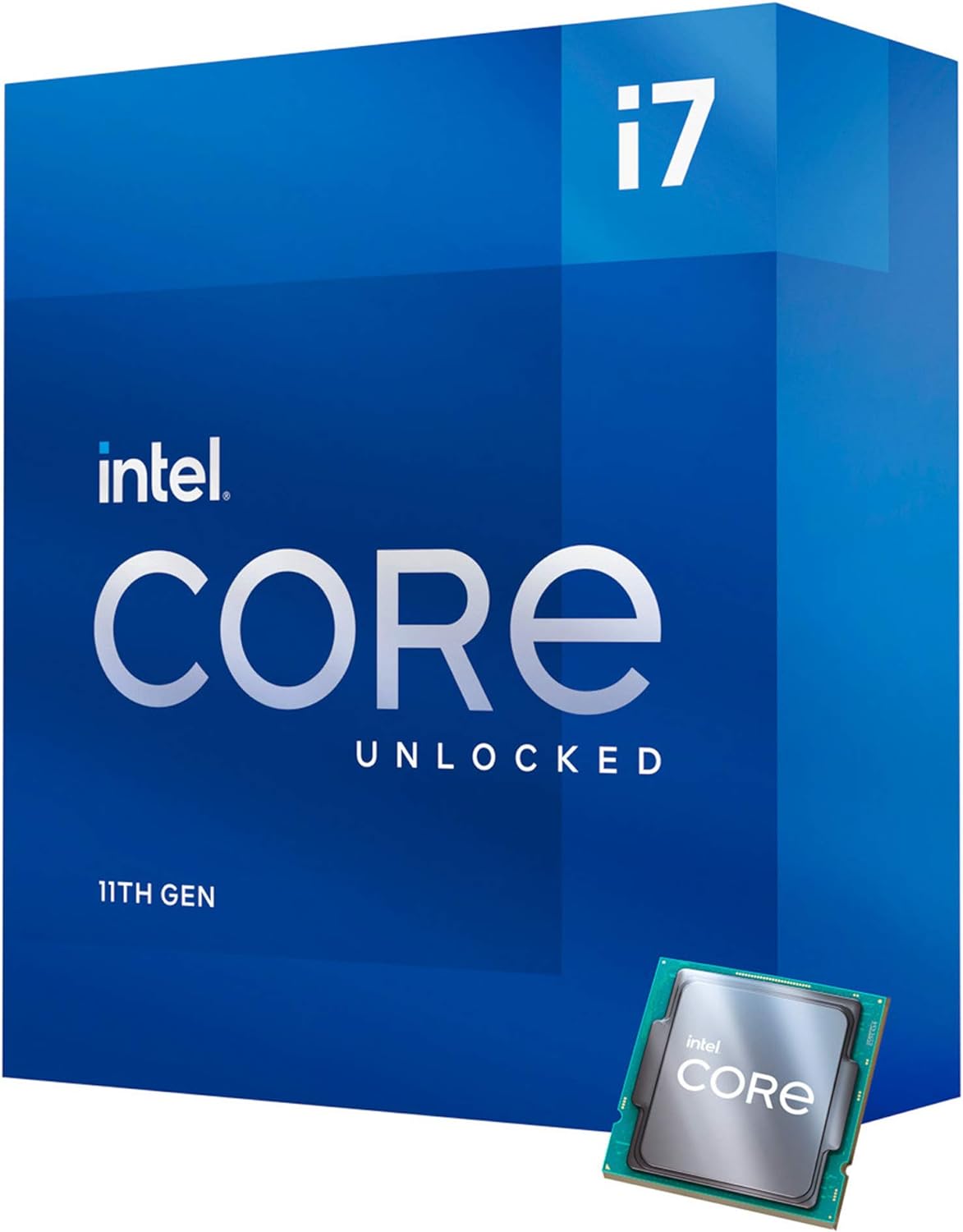 Intel® Core™ i7-11700K Desktop Processor 8 Cores up to 5.0 GHz Unlocked LGA1200 (Intel 500 Series  Select 400 Series Chipset) 125W