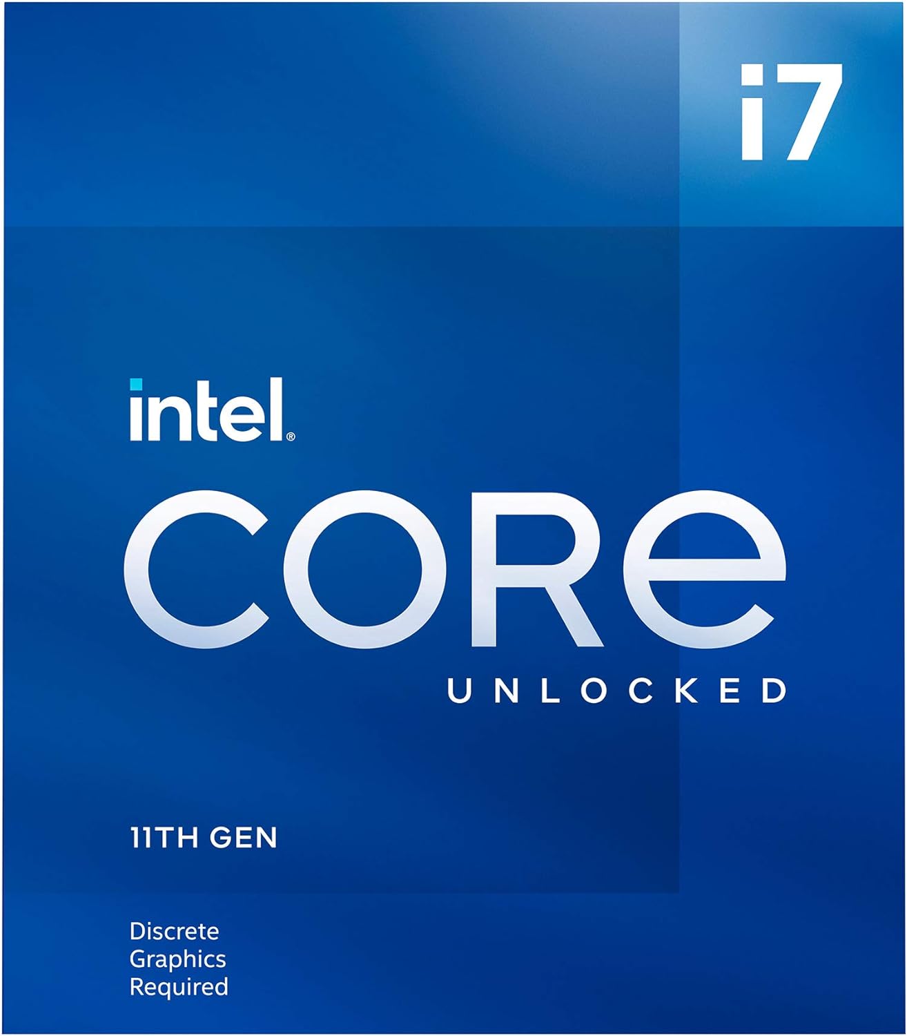 Intel® Core™ i7-11700KF Desktop Processor 8 Cores up to 5.0 GHz Unlocked LGA1200 (Intel® 500 Series  Select 400 Series Chipset) 125W