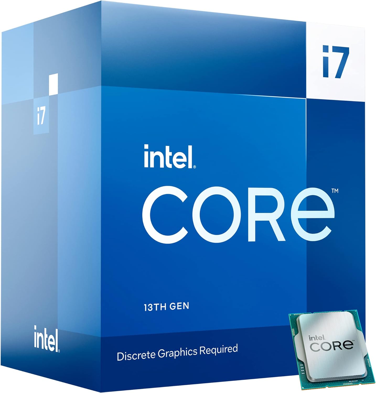 Intel Core i7-13700F Desktop Processor 16 cores (8 P-cores + 8 E-cores) 30MB Cache, up to 5.2 GHz