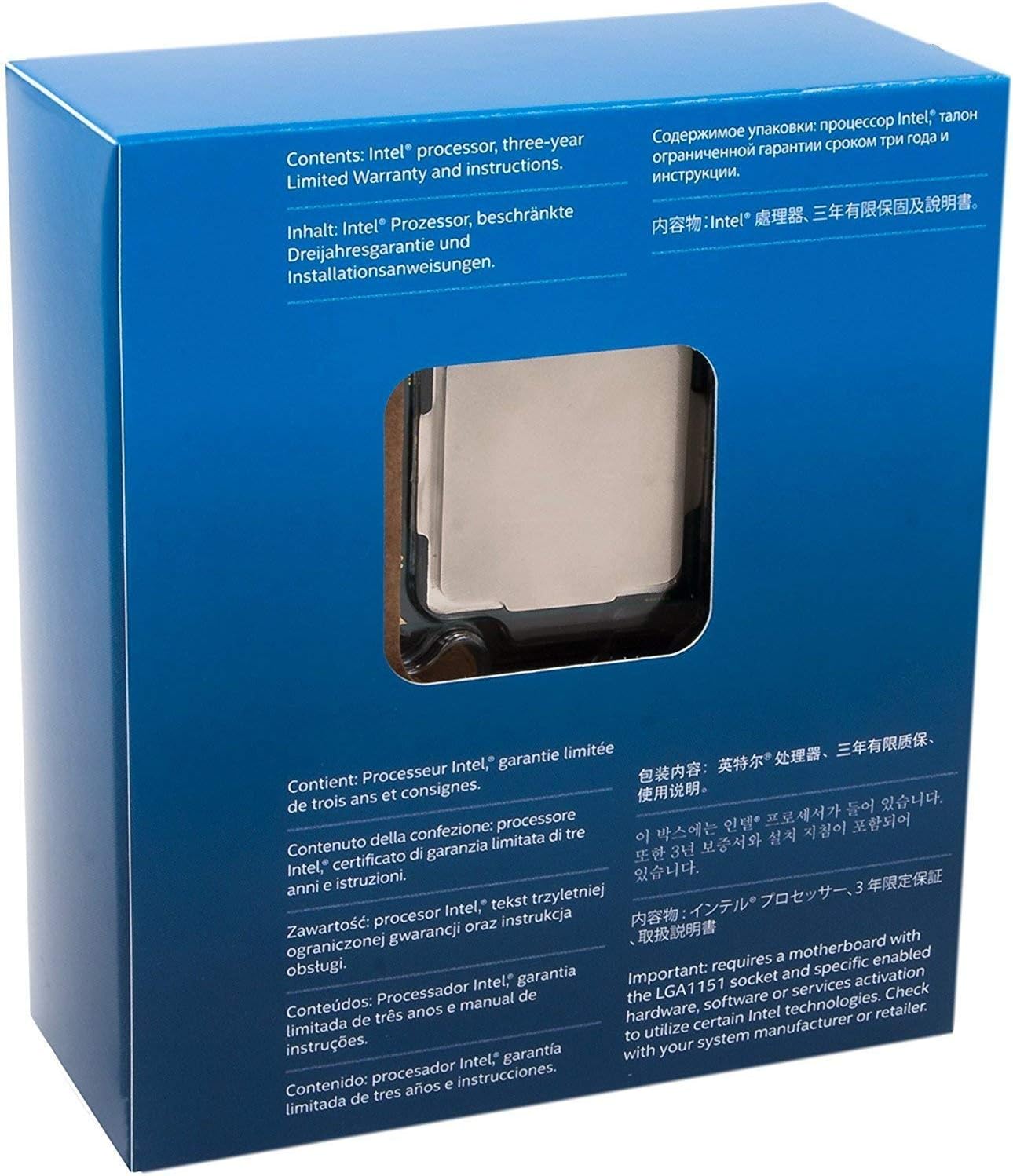 Intel Core i7-7700K Desktop Processor 4 Cores up to 4.5 GHz Unlocked LGA 1151 100/200 Series 91W