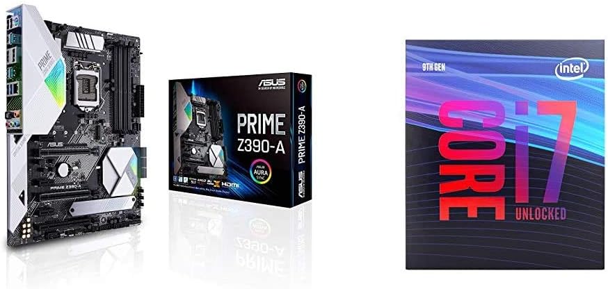 Intel Core i7-9700K Desktop Processor 8 Cores up to 3.6 GHz Turbo unlocked LGA1151 300 Series 95W