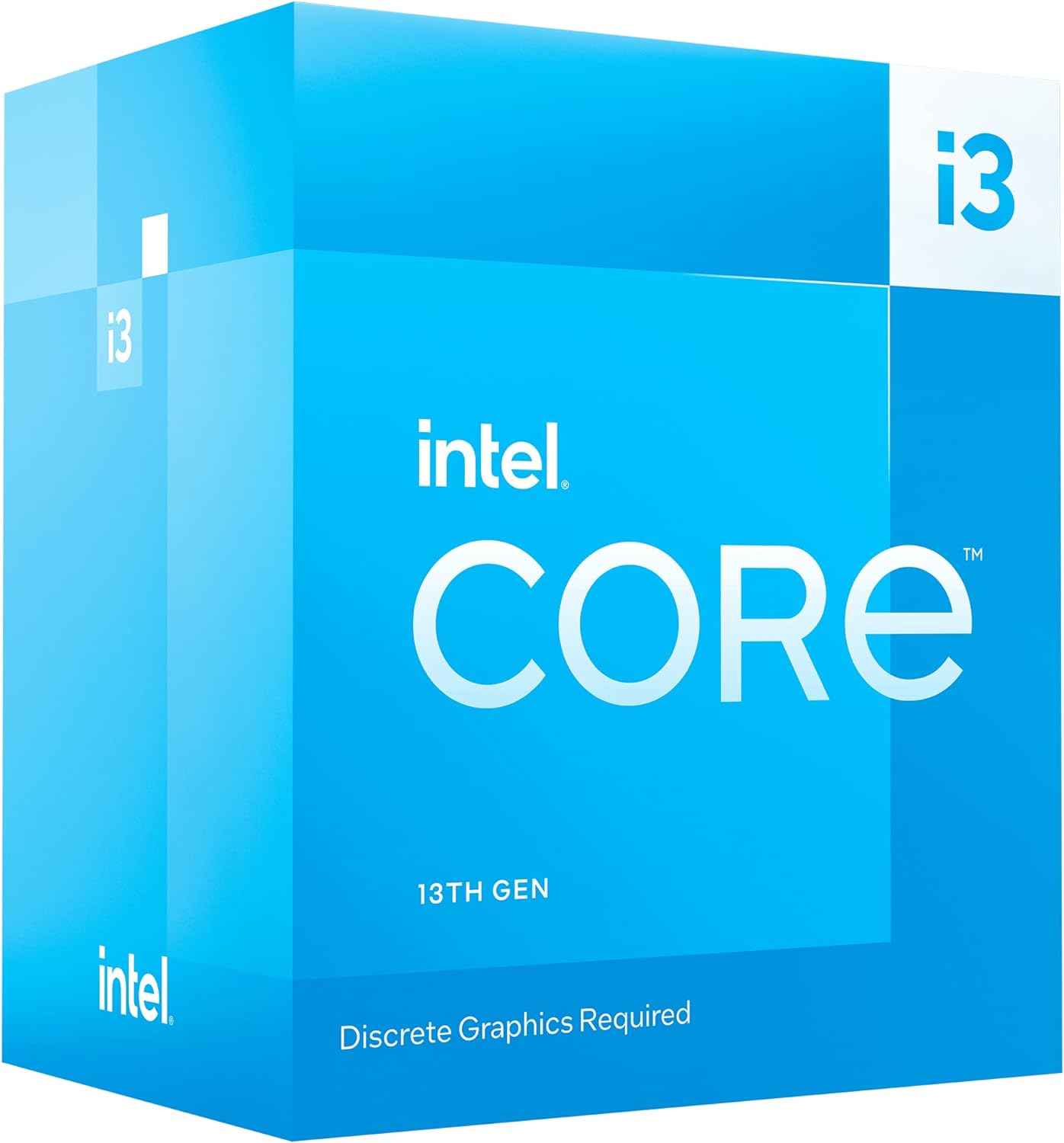 Intel i3-13100F Desktop Processor - 4 Cores, 12MB Cache, up to 4.5 GHz