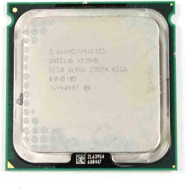 Intel Xeon 5100 Series 2.66GHz 4MB Cache 1333MHz LGA771 Dual Core CPU Processor SL9RU 0SL9RU CN-0SL9RU (Renewed)