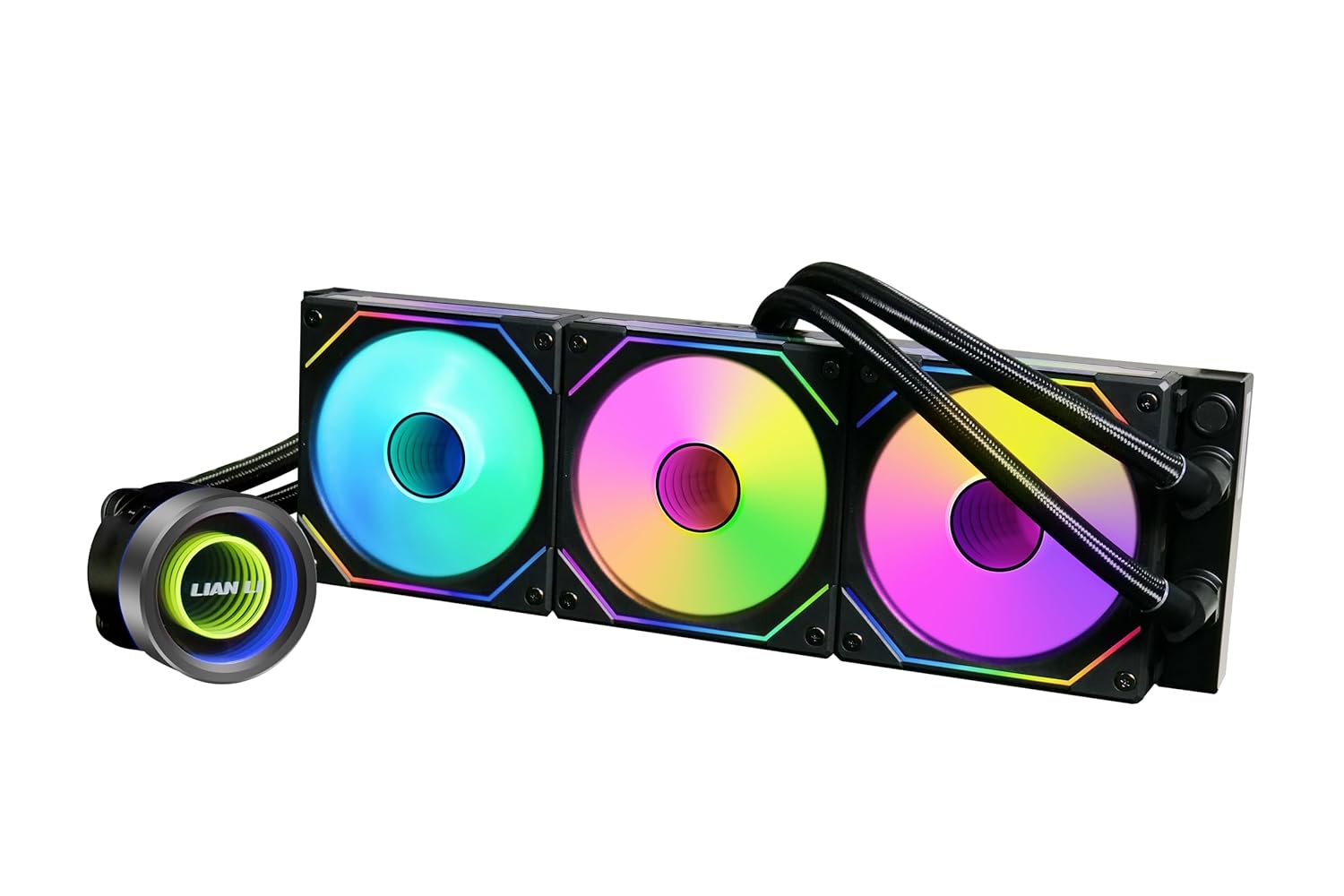 Lian Li GA2T36INB Galahad II Trinity 360 AIO CPU Liquid Cooler 360mm - ARGB Daisy-chainable Radiator UNI Fan SL-INF - Intel® LGA 1700, 1200, 115X, AMD® AM5/AM4 Sockets - with SL Infinity Fans Black