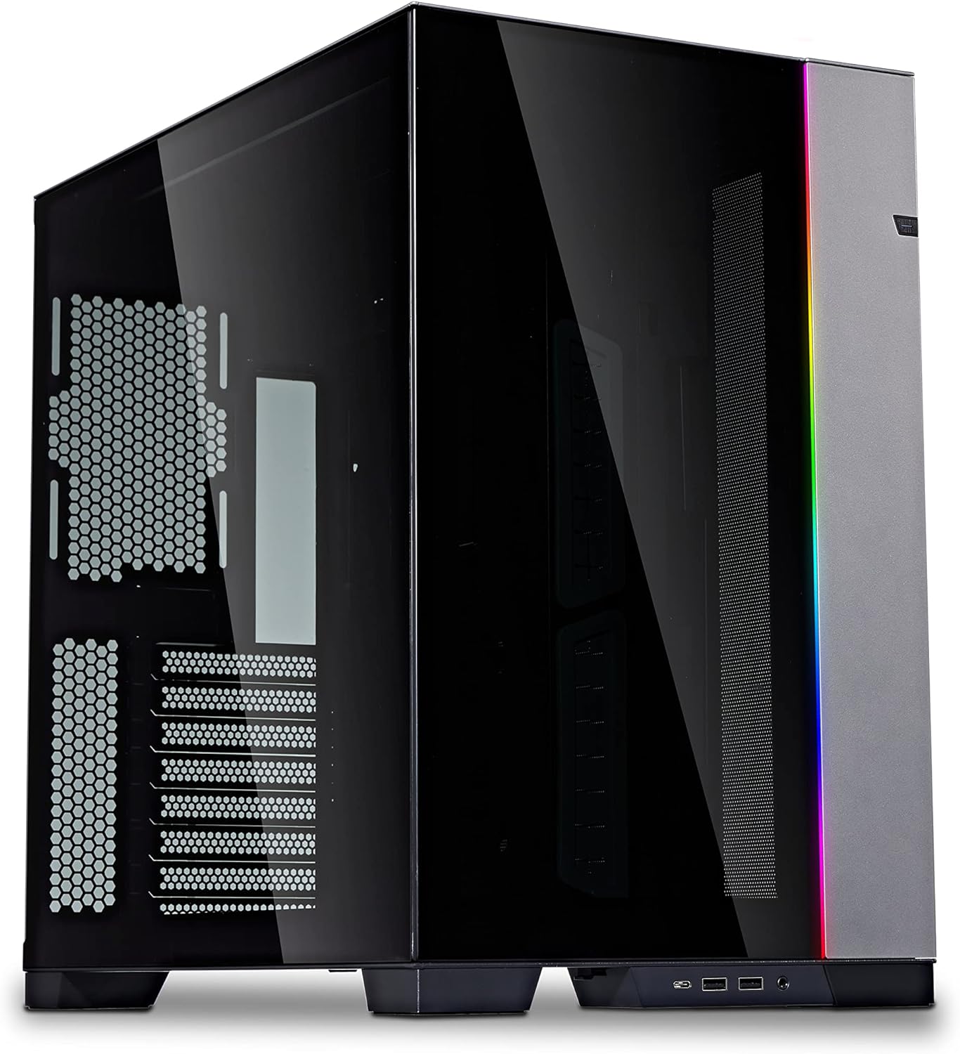 LIAN LI O11 Dynamic EVO Gaming PC Case E-ATX Desktop Computer - Mid Tower Chassis with Flexible Mode and Configuration, Tempered Glass Panel, USB Type-C Port, Easy Cable Management (Harbor Grey)
