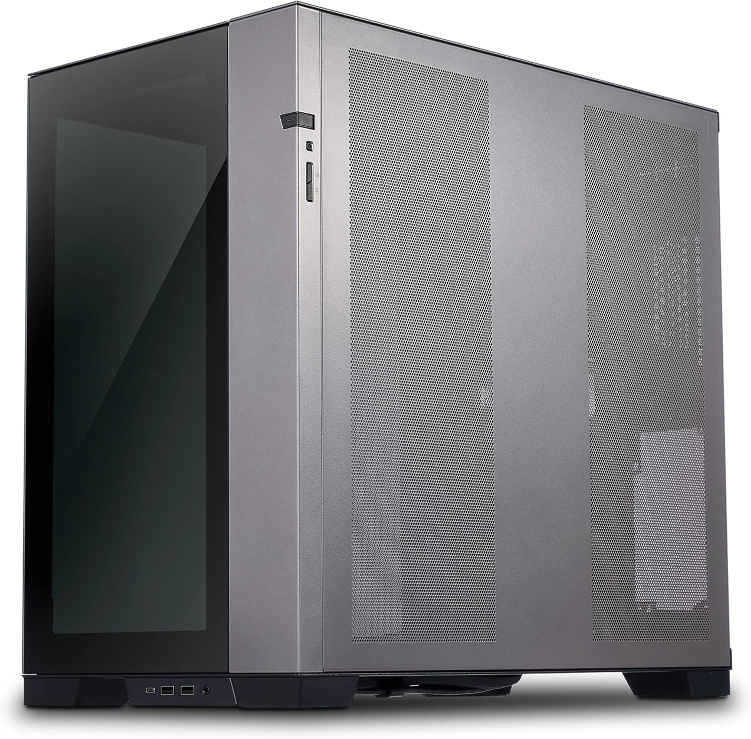 LIAN LI O11 Dynamic EVO Gaming PC Case E-ATX Desktop Computer - Mid Tower Chassis with Flexible Mode and Configuration, Tempered Glass Panel, USB Type-C Port, Easy Cable Management (Harbor Grey)