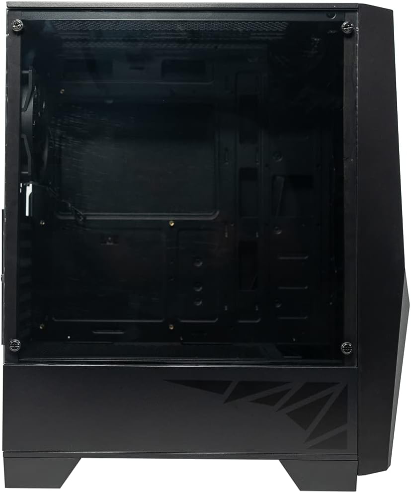 MSI Mid-Tower PC Gaming Case – Tempered Glass Side Panel – 4 x 120mm aRGB Fan – Liquid Cooling Support up to 240mm Radiator x 1 – MAG Forge 112R