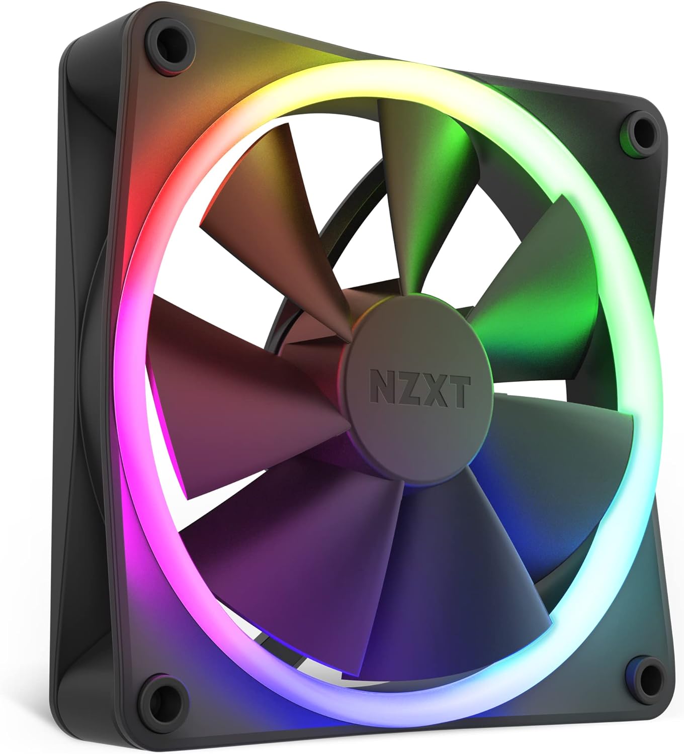NZXT H9 Flow Dual-Chamber ATX Mid-Tower PC Gaming Case – High-Airflow Perforated Top Panel – Tempered Glass Front  Side Panels – 360mm Radiator Support – Cable Management – Black