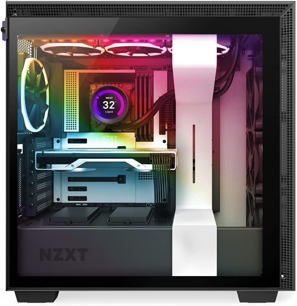 NZXT Kraken Elite 280 - RL-KN28E-B1- 280mm AIO CPU Liquid Cooler - Customizable 2.36 LCD Display for Images, Performance Metrics and More - High-Performance Pump - 2 x F140P Fans - Black
