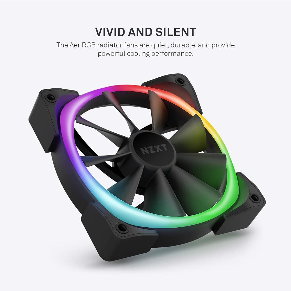 NZXT Kraken Elite RGB 360 - RL-KR36E-W1 - 360mm AIO CPU Liquid Cooler - Customizable 2.36 LCD Display for Images, Performance Metrics - High-Performance Pump - 3 x F120 RGB Core Fans - White